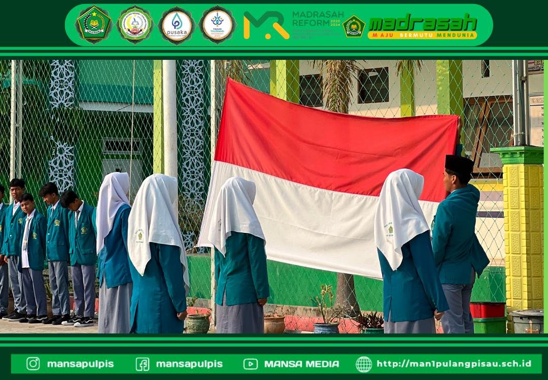 UPACARA BENDERA, SISWA DIINGATKAN UNTUK TETAP SEMANGAT DAN DISIPLIN