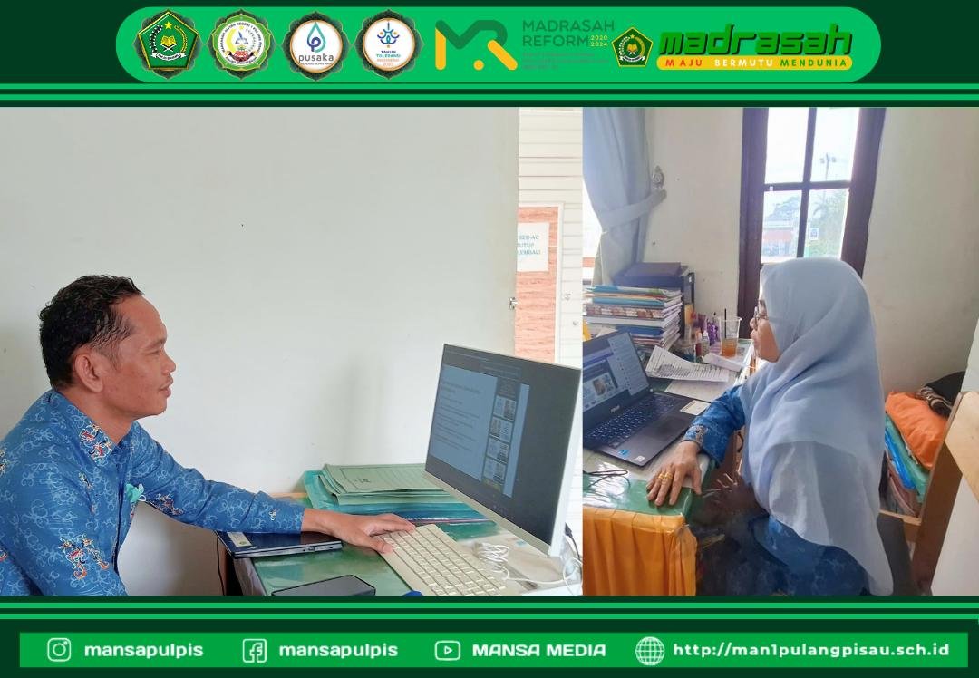 TENAGA PENDIDIK DAN KEPENDIDIKAN MAN 1 PULANG PISAU PLUS KETERAMPILAN MENGIKUTI ROADSHOW WEBINAR