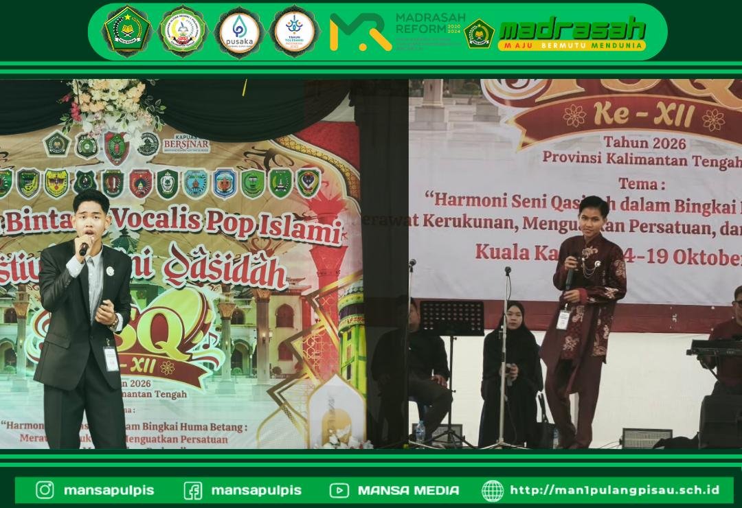 DUA SISWA TAMPIL MEMUKAU PADA FSQ TINGKAT PROVINSI KALTENG