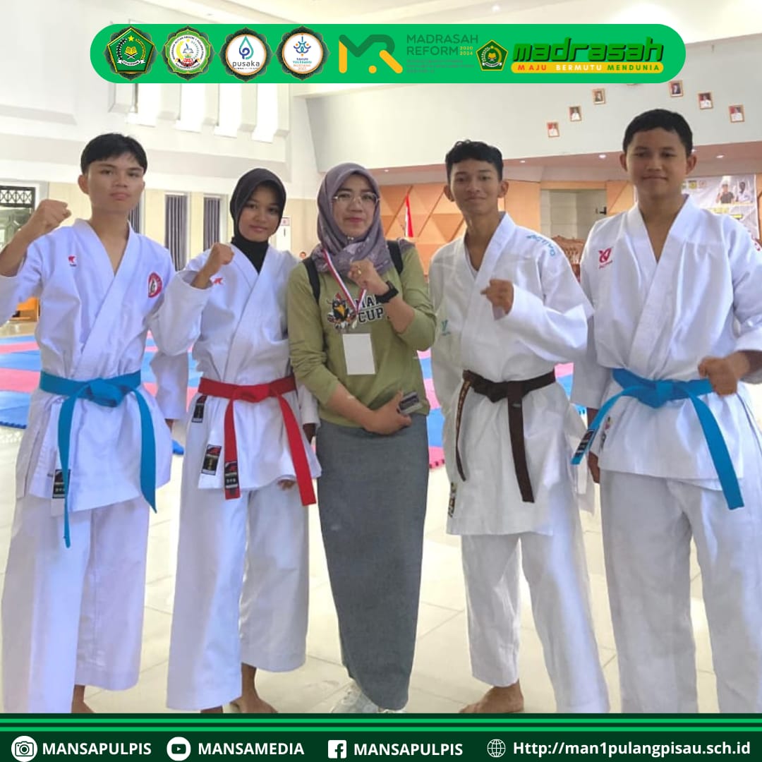 SUKSESSS MAN 1 PULANG PISAU PLUS KETERAMPILAN RAIH PRESTASI DI KEJUARAAN KARATE BUPATI CUP 2025