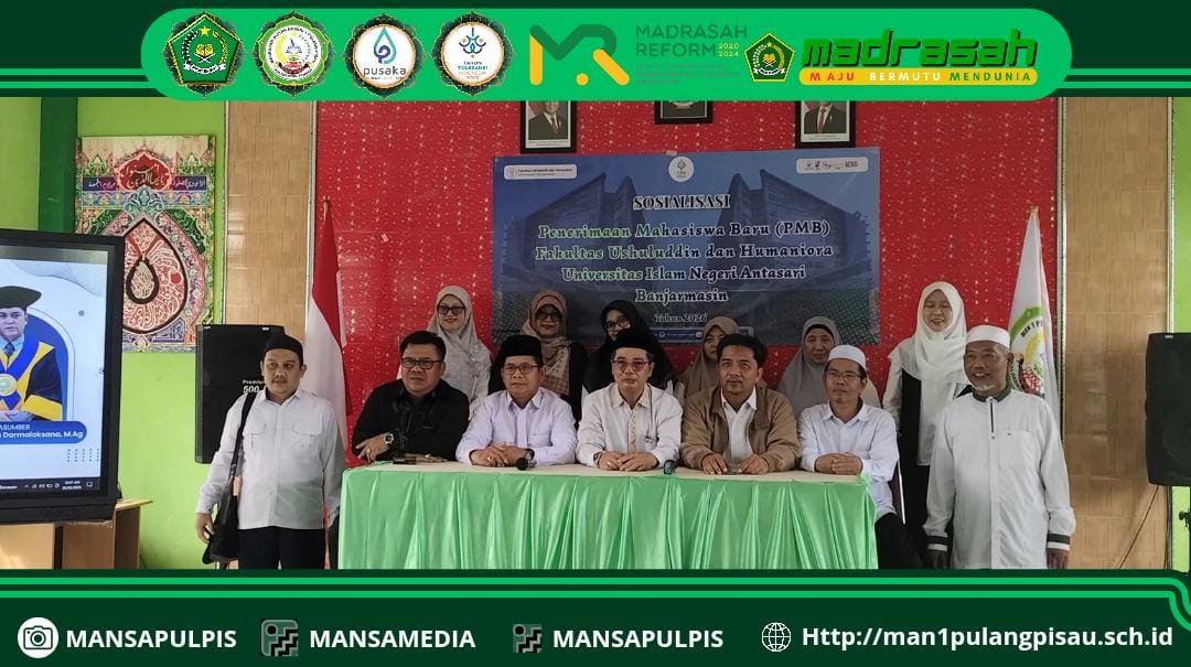 UIN Antasari Banjarmasin Sosialisasikan Penerimaan Mahasiswa Baru Tahun Akademik 2026 di MAN 1 Pulang Pisau Plus Keterampilan