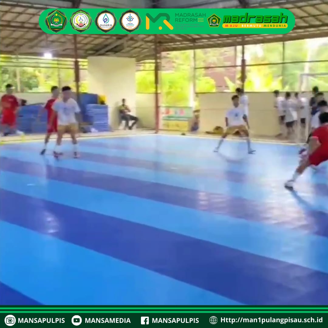 PERTANDINGAN FUTSAL MANSACUP 4.0 SMKN 1 PULANH PISAU (A) DAN SMAN 1 KAPUAS (B)