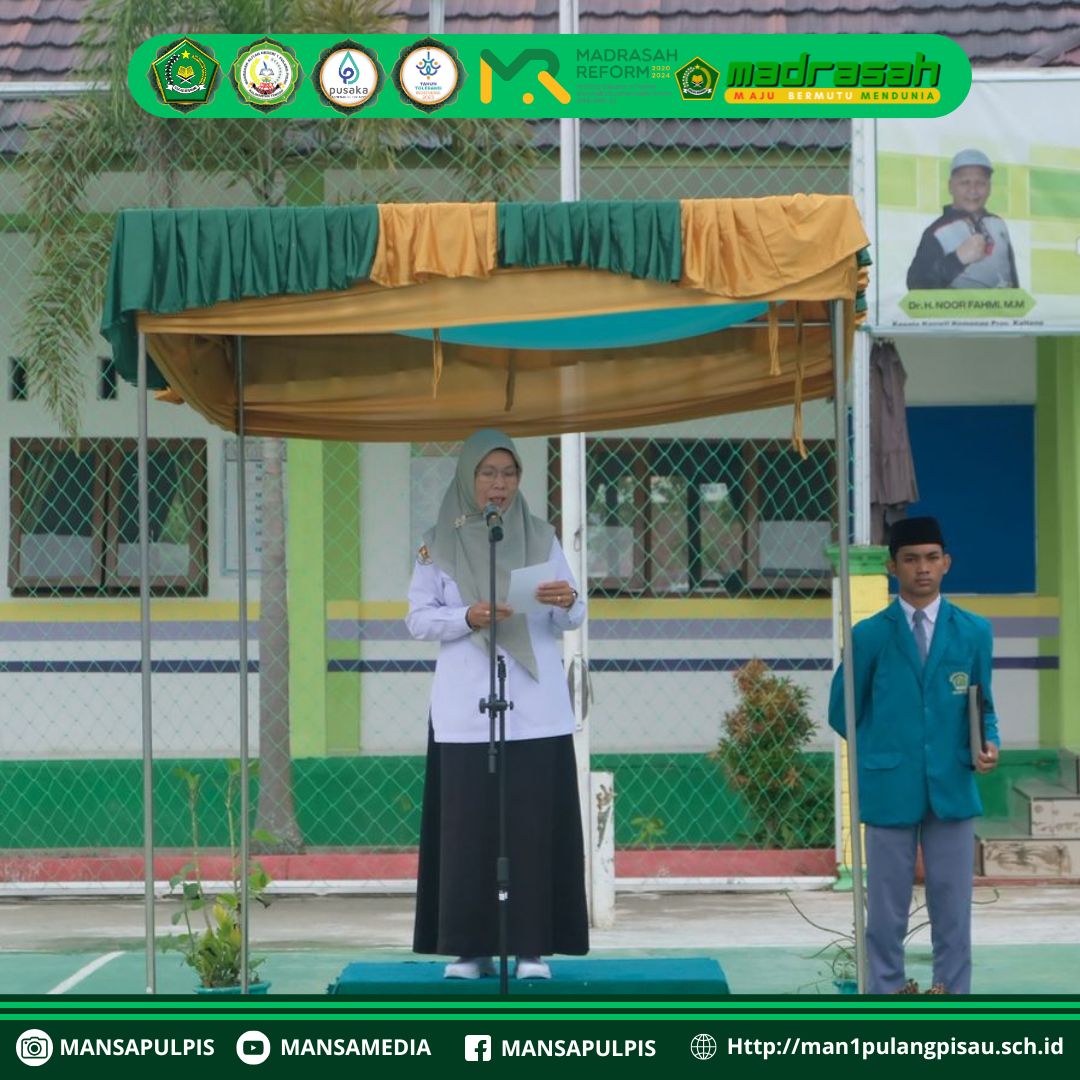 UPACARA PERINGATAN HARI KEBANGKITAN NASIONAL DI MAN 1 PULANG PISAU BERLANGSUNG KHIDMAT