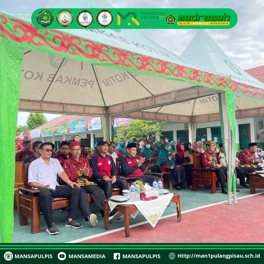 KEPALA MAN 1 PULANG PISAU DAN ANGGOTA DPRD HADIRI PEMBUKAAN MILAD KE-35 MAN KOTAWARINGIN TIMUR PLUS KETERAMPILAN