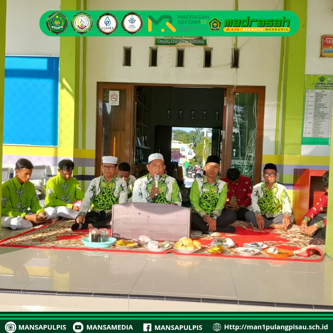 MAN 1 PULANG PISAU PLUS KETERAMPILAN MENGGELAR PEMBACAAN MANAQIB DAN HAUL KE 165 DATU TANIRAN