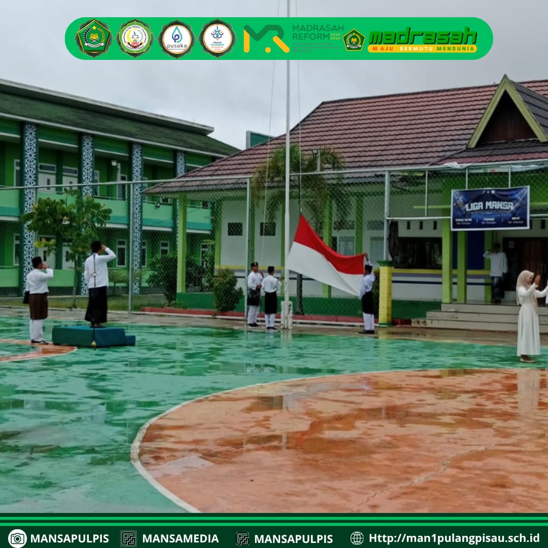 MAN 1 PULANG PISAU GELAR UPACARA HARI SANTRI NASIONAL 2025