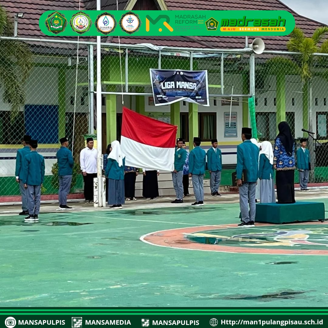 MAN 1 PULANG PISAU GELAR UPACARA PERINGATAN HARI SUMPAH PEMUDA  KE - 97