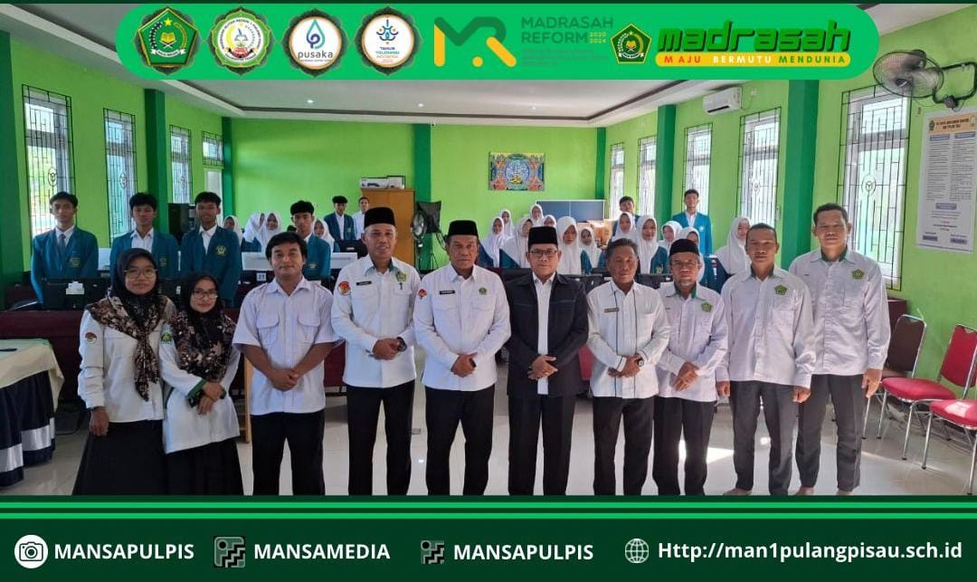 HARI TES TIBA!! UJIAN TKA SISWA MAN 1 PULANG PISAU RESMI DI BUKA