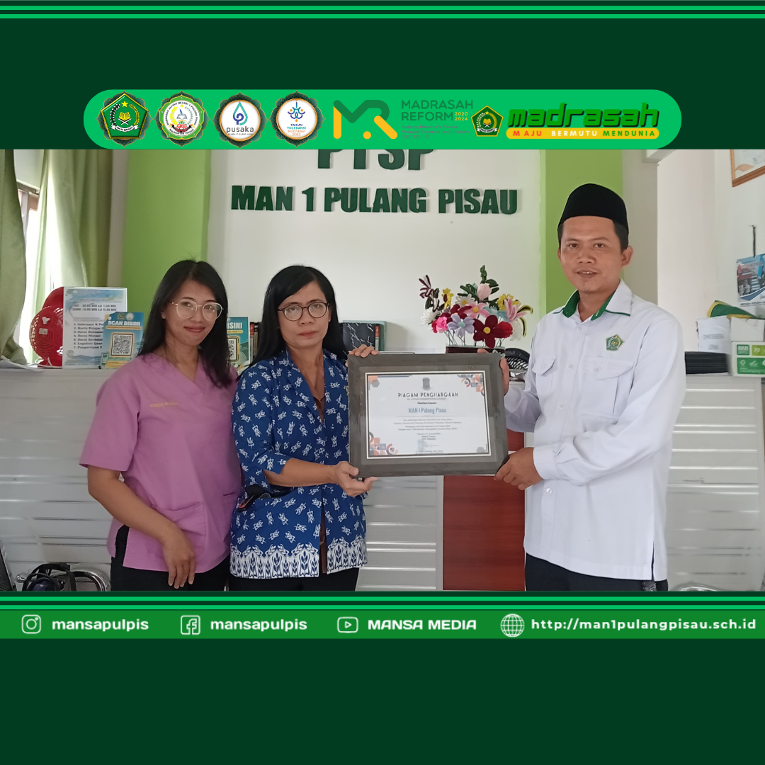 MAN 1 Pulang Pisau Plus Keterampilan Raih Penghargaan Nasional dari PERSAGI